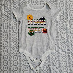 52. Sesame Street onesie.  6-12 month. NWOT